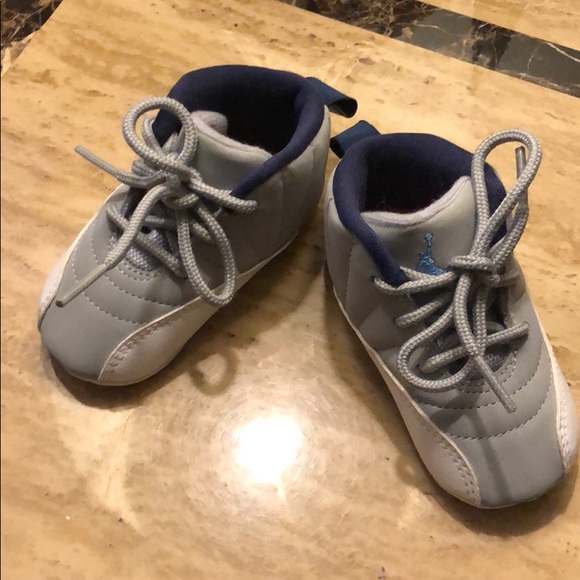 grey baby jordans